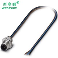 Tpe Litz Wire 3pin 4pin Female Male Aviation M5 Cable Connector